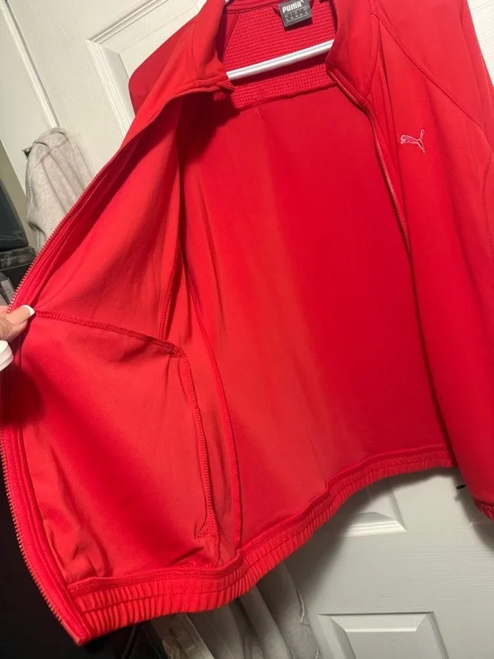 Puma Red Full-Zip Track Jacket - Picture 10 of 10